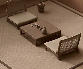 Japanese Style Tea Tables And Chairs-ID:875368124