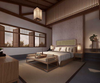 New Chinese Style Bedroom-ID:985899077