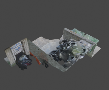 Modern Building Component-ID:996851924