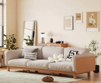 Modern Three-seat Sofa-ID:166625982