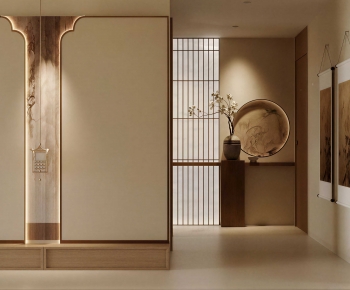 New Chinese Style Hallway-ID:752348903