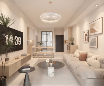 Modern A Living Room-ID:733618027