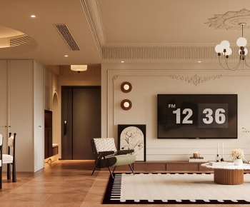 French Style A Living Room-ID:145164013