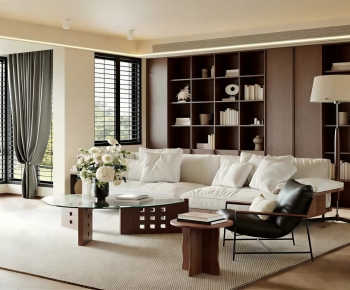 Modern A Living Room-ID:678443917