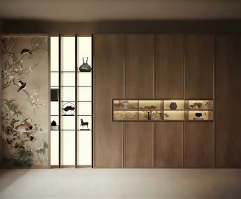 New Chinese Style Decorative Cabinet-ID:309696915