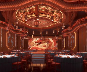 Chinese Style Banquet Hall-ID:737041002