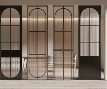 Modern Glass Screen Partition-ID:765454054