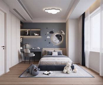 Modern Boy's Room And Son's Room-ID:227263935