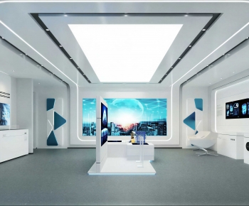 Modern Exhibition Hall-ID:227832086