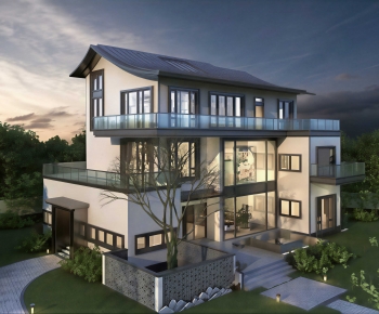 Modern Detached Villa-ID:987329598