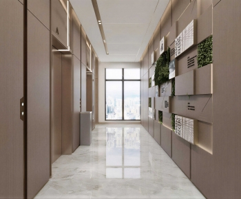 Modern Office Elevator Hall-ID:576155905