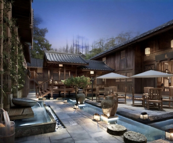 New Chinese Style Courtyard/landscape-ID:934113984