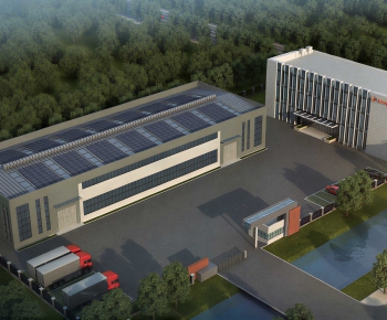 Modern Industrial Building-ID:885996107
