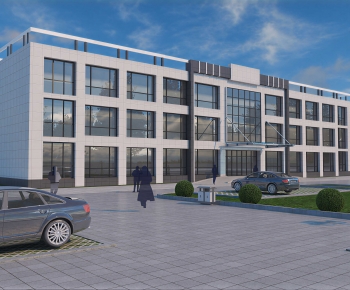 Modern Building Appearance-ID:749795911