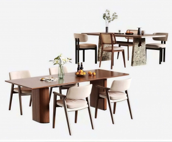 Modern Dining Table And Chairs-ID:390549904