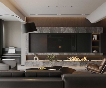 Modern A Living Room-ID:195148948