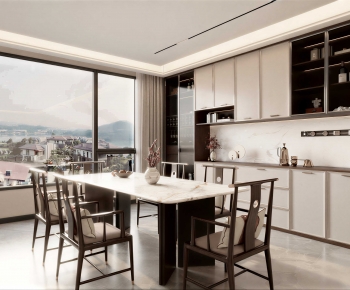 New Chinese Style Dining Room-ID:890330083