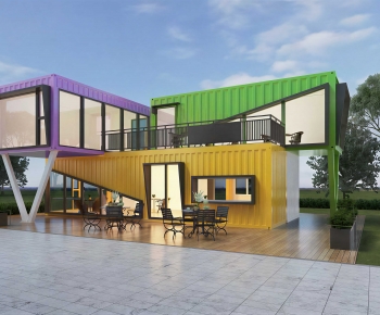 Modern Appearance Of Commercial Building-ID:783303027