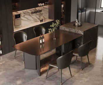 Modern Dining Table And Chairs-ID:464110467