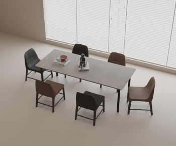 Modern Dining Table And Chairs-ID:566127065