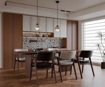 Modern Dining Room-ID:700479983