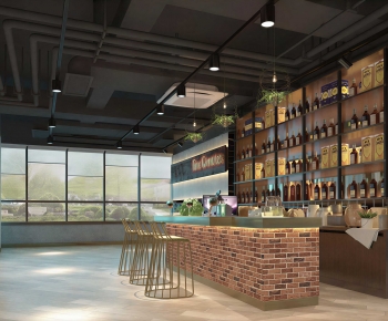 Industrial Style Restaurant-ID:558382034