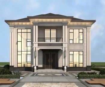 New Chinese Style Detached Villa-ID:856513027