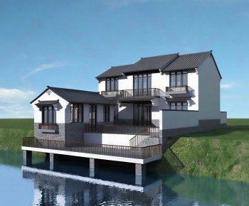 New Chinese Style Detached Villa-ID:412043097