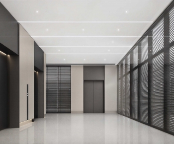 Modern Office Elevator Hall-ID:687691932