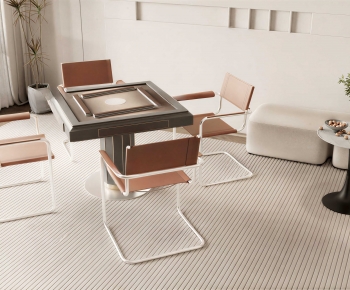 Modern Mahjong Tables And Chairs-ID:728806026