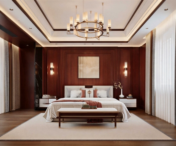 New Chinese Style Bedroom-ID:237327103