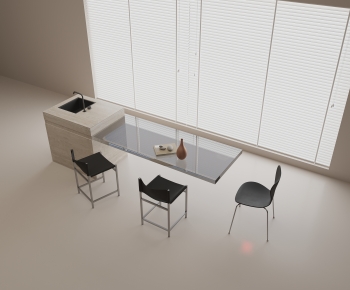 Modern Dining Table And Chairs-ID:937653065