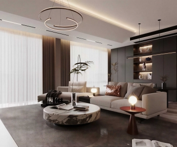 Modern A Living Room-ID:669888977
