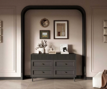 Modern Entrance Cabinet-ID:105799918