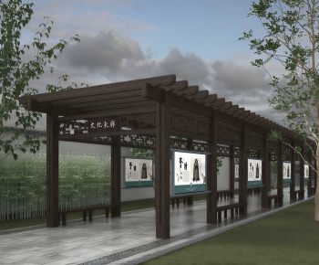 New Chinese Style Gallery Frame-ID:528642898