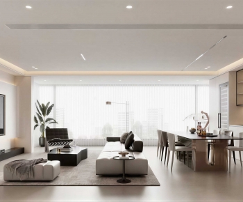 Modern A Living Room-ID:536798958