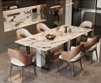 Modern Dining Table And Chairs-ID:920192963