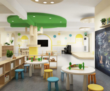 Modern Kindergarten Classrooms-ID:911109425