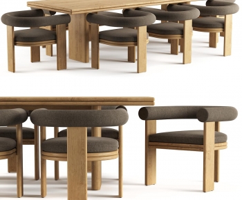 Modern Dining Table And Chairs-ID:379904032