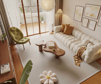 Modern A Living Room-ID:592119935