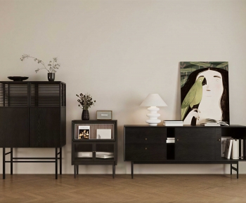 Modern Entrance Cabinet-ID:555205115