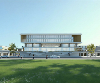 Modern Appearance Of Commercial Building-ID:859544999