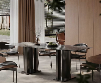 Modern Dining Table And Chairs-ID:808243042