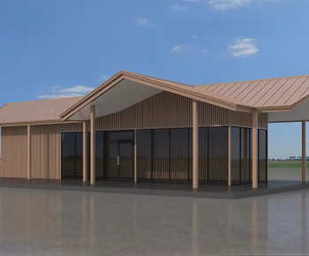 Modern Public Building-ID:678615096