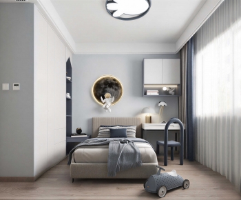 Modern Boy's Room And Son's Room-ID:712783104