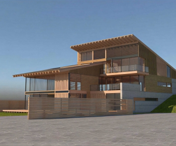 Modern Appearance Of Commercial Building-ID:219363939