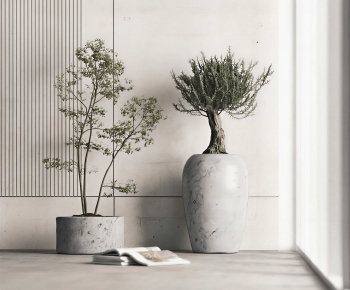 Modern Ground Green Plant Potted Plants-ID:225408089