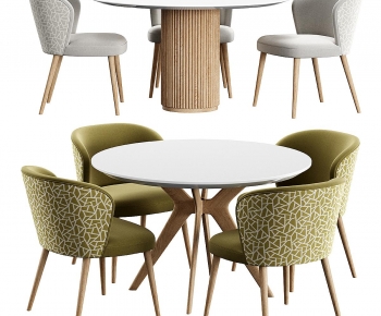 Modern Dining Table And Chairs-ID:514060029