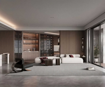 Modern A Living Room-ID:997269296