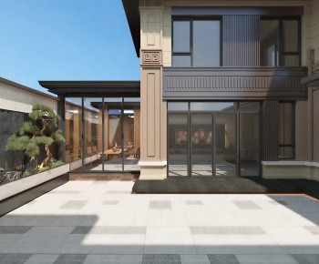 Modern Courtyard/landscape-ID:383704905